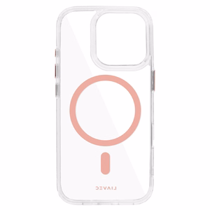Liavec Glossy Magsafe Clear Case do Iphone 16 Pro różowy
