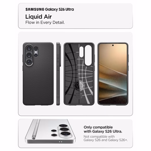 SPIGEN LIQUID AIR GALAXY S26 ULTRA MATTA MUSTA