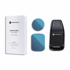 Auton puhelimen pidike Forcell F-Grip Carbon B060 ilmanvaihtoaukkoon musta