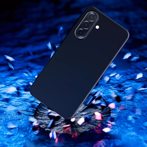 3mk Matt Case Pro -suojakuori Samsung Galaxy A37:lle, mattamusta