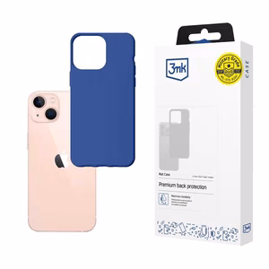 Kotelo iPhone 14:lle 3mk Matt Case -sarjasta - sininen