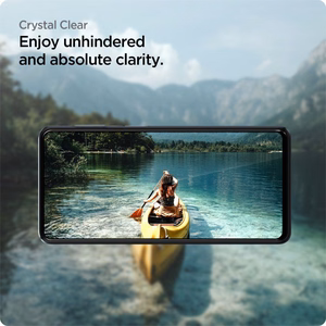 Spigen ALM Glass FC karkaistu lasi Samsung Galaxy M53 5G:lle - musta