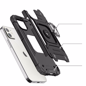 Wozinsky Ring Armor IPHONE 14 MAX Musta