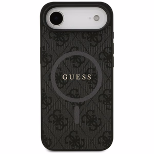 Guess 4G Ring Classic Logo MagSafe Suojakuori iPhone 17 Air:lle - Musta