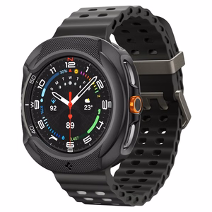 Spigen Liquid Air Suojakuori Samsung Galaxy Watch 8 Classic 46mm:lle - Musta