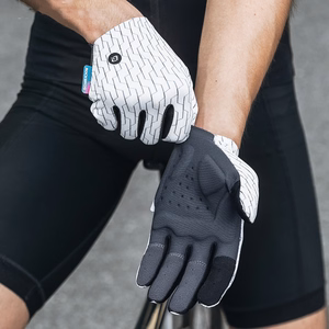 Rockbros sports gloves full spring-summer size XL - white and black