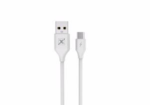 MX SET kaapeli 2.4A/Type-C/1M valkoinen