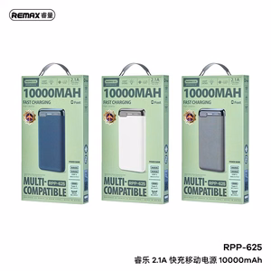 External battery Power Bank Remax RPP-625 10000mAh blue