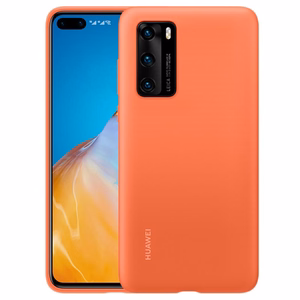 Alkuperäinen suojakuori Huawei P40:lle - silikoninen suojakotelo (51993725) ORANSSI