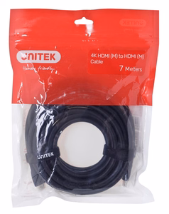 UNITEK HDMI-kaapeli 2.0, 4K 60 Hz, C11068BK, 7 m