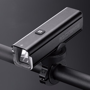 Rockbros 24610002001 polkupyörän etuvalo 1000 lm + USB-C - USB-A kaapeli - musta