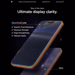 Spigen Glas.tR EZ Fit Karkaistu lasi iPhone 16 Pro Max / 17 Pro Max:lle - 2 kpl