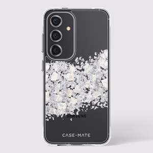 Case-Mate Karat helmiäiskoristeinen suojakuori Samsung Galaxy S24 -laitteelle, A Touch of Pearl -värinen
