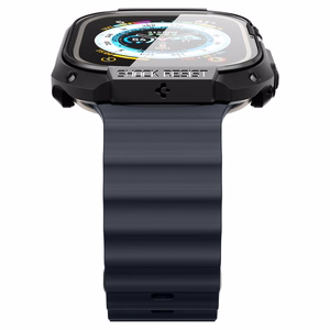 Spigen Tough Armor suojakuori mallille Apple Watch Ultra 49 mm, musta