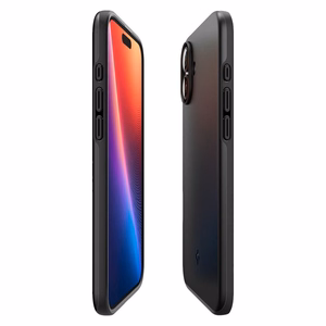 Spigen Thin Fit MagSafe Suojakuori iPhone 16 Pluslle - musta