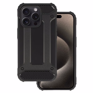 Armor Carbon Case for Iphone 15 Pro Black