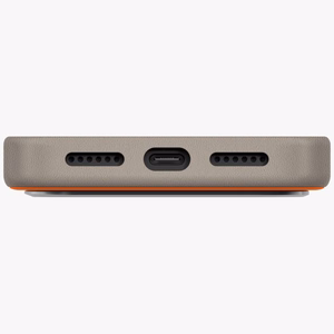 Uniq Lyden DS Suojakuori iPhone 17 Pro Max:lle Magclick Charging - Oranssi-Harmaa