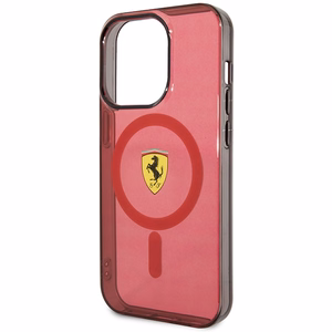 Ferrari FEHMP14LUKR iPhone 14 Pro 6.1" punainen/punainen hardcase Translucent Magsafe