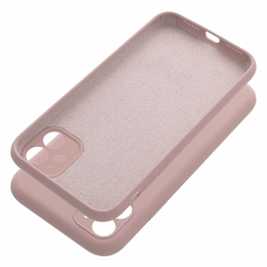 Suojakuori iPhone 11 Silikoni 2mm puuterinvaaleanpunainen