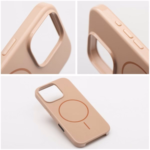 Suojakuori iPhone 17:lle Glossy Mag Cover MagSafe-yhteensopiva desert gold