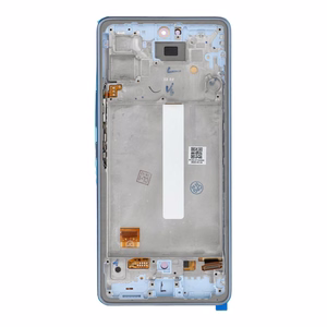 LCD-näyttö SAMSUNG A53 A536 HARD OLED kehyksellä sininen