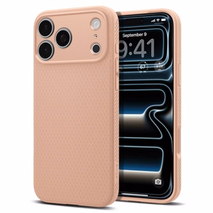 Spigen Liquid Air -suojakuori iPhone 18 Pro Max / 17 Pro Max -malleille, vaaleanpunainen