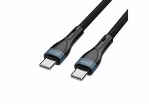 USB-C – USB-C kaapeli PremiumCord 60W 1 m, musta