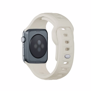 3mk-silikoniranneke Apple Watchille, 38/40/41/42 mm, Nude, pieni koko
