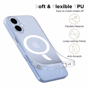 Tech-Protect FlexAir MagSafe Suojakuori iPhone 17:lle - Kirkas