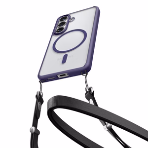 Spigen Ultra Hybrid Mag MagSafe Case for Samsung Galaxy S26+ - Clear Navy Blue