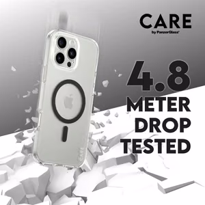 CARE by PanzerGlass Flagship suojakuori iPhone 16 Pro Max 6.9' musta/musta MagSafe 1348