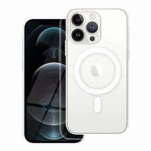 Suojakuori iPhone 12 PRO:lle Clear Mag Cover (STR / CAMERA PROTECTION) yhteensopiva MagSafen kanssa läpinäkyvä