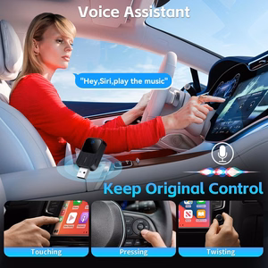 Langaton CarPlay/Android Auto -sovitin Reach K2 musta