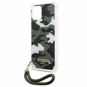 Guess GUHCP12MKSARKA iPhone 12/12 Pro 6.1" vihreä/khaki kovakotelo Camo Collection
