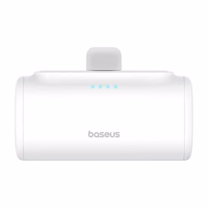 Baseus Compact varavirtalähde 5000 mAh, 20W, USB-C (valkoinen)