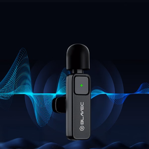 Blavec MK-01 ClipGo -nappimikrofonit, 2 kpl, USB-C (LMMK01-B) (väri: musta)