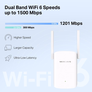 Mercusys ME60X langaton 1500 Mbps signaalinvahvistin