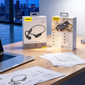 Dudao U22 Bluetooth 5.2 luujohtokuulokkeet otsapannalla musta