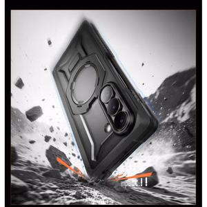Supcase UB Grip Mag MagSafe -suojakuorisetti, 2 kpl, Samsung Galaxy Z Fold 8 -mallille, musta