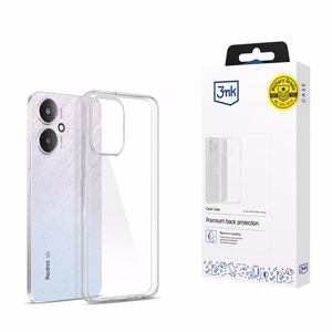 3mk Clear Case suojakuori Xiaomi Redmi 13C 5G - läpinäkyvä