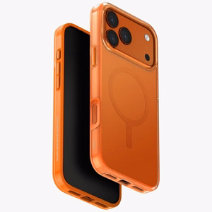 Uniq Clario Magclick lataussuojakuori iPhone 17 Pro Max oranssi