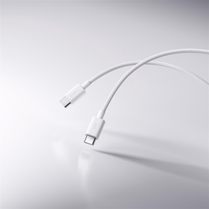 Xiaomi 3A punos USB-C – USB-C kaapeli (1m), valkoinen