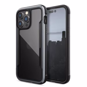 Raptic X-Doria Shield Case iPhone 14 Pro Max panssaroitu suojus musta