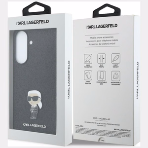 KARL LAGERFLED case for SAMSUNG A37 KLHCSA37GKNPSK (Fixed Glitter Ikonik Logo Metal Pin) black