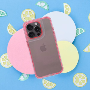 MATRIX CLEAR kotelo iPhone 16 Pro Max pinkki