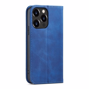 Magneetti Fancy Case tapauksessa iPhone 14 Plus flip kansi lompakko jalusta sininen