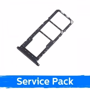 SIM-kortinpidike, yhteensopiva Samsung A057 A05s kanssa / musta / (Service Pack)