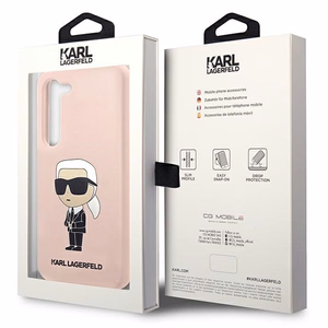 Karl Lagerfeld KLHCS23SSNIKBCP S23 S911 kovakuori vaaleanpunainen/vaaleanpunainen Silikoninen Ikonik