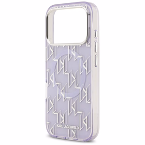 Karl Lagerfeld IML KL Monogram MagSafe -suojakuori iPhone 17 Pro - violetti