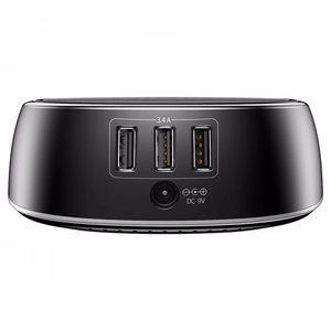 Wireless Charger Baseus "Star 2in1" Black 10W (Fast Charging) + 3 USB ports